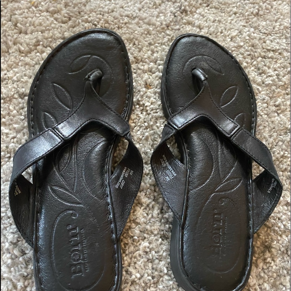 Black Like New Born Sandals